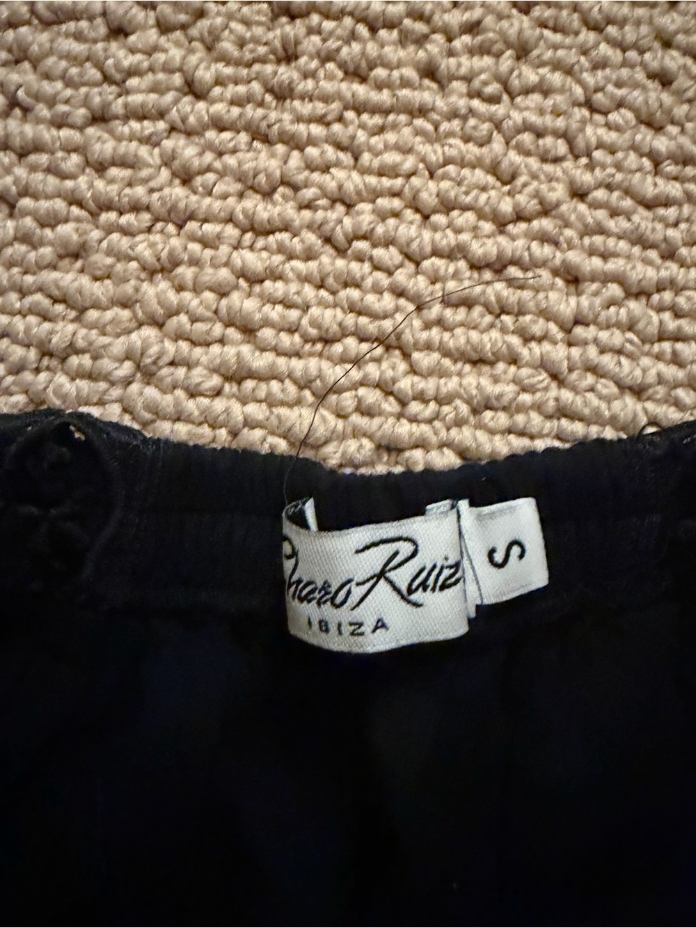 Charo Ruiz Black Elastic Waist Skirt - Picture 3 of 3